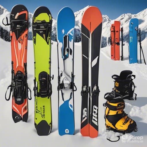 placa de snowboard, munte, frumos